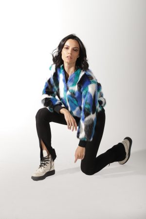 The Mustache Mavi Bomber Cepli Kurk