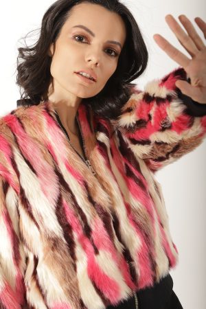 The Mustache Pembe Bomber Cepli Kurk