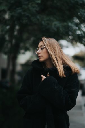 MONICA - Siyah Renk Oversize Kurk